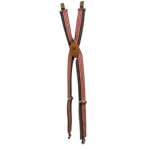 AMERICAN FLAG Suspenders Custom Leather Crafts, Cowhide - Picture 2 of 11